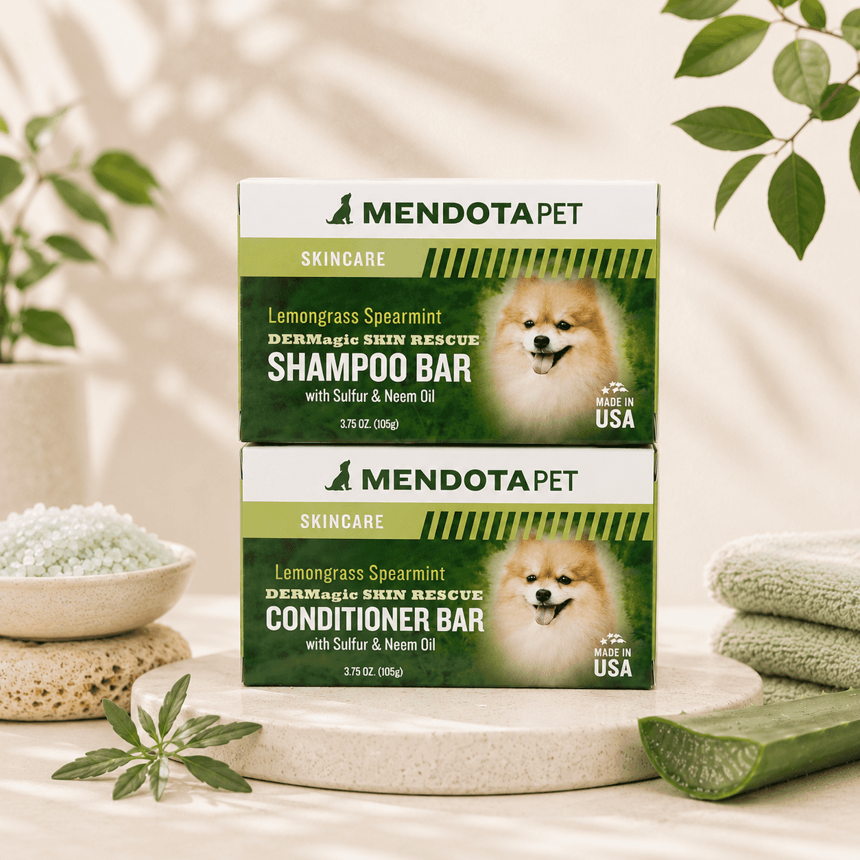 DERMagic Skin Rescue Shampoo & Conditioner Bar Combo
