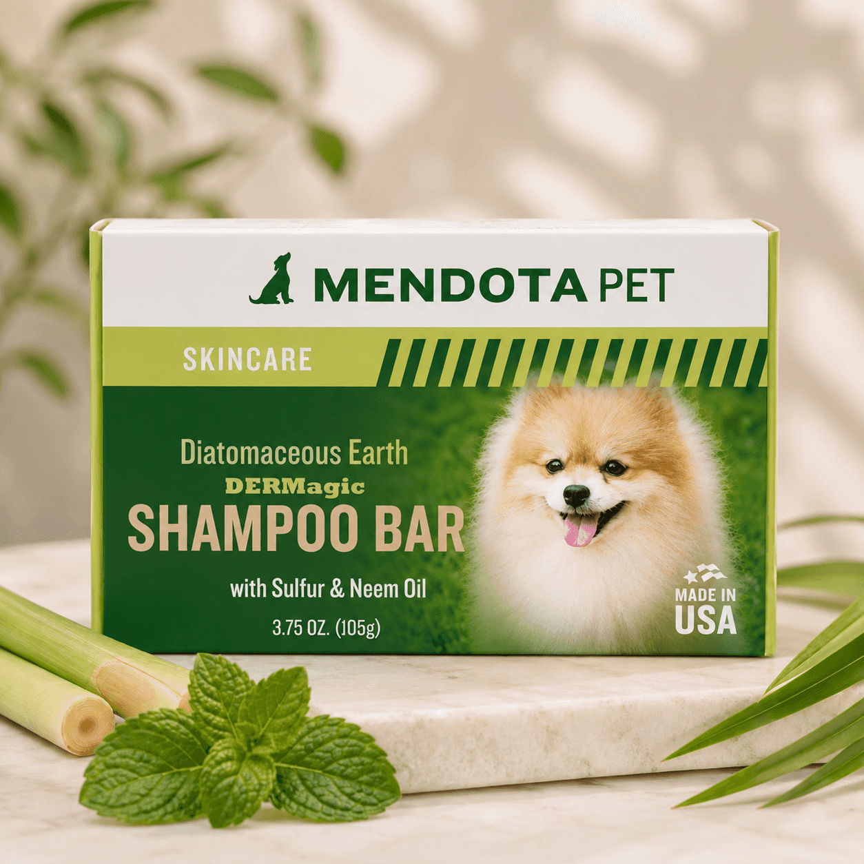 DERMagic Organic Diatomaceous Earth Shampoo Bar